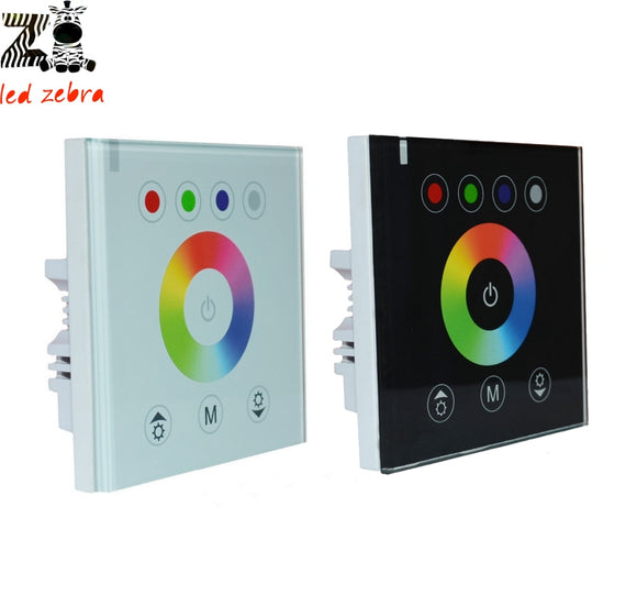 diy smarthome lighting rgb led touch panel controller,led dimmer for rgb led strip lights dc 12-24v