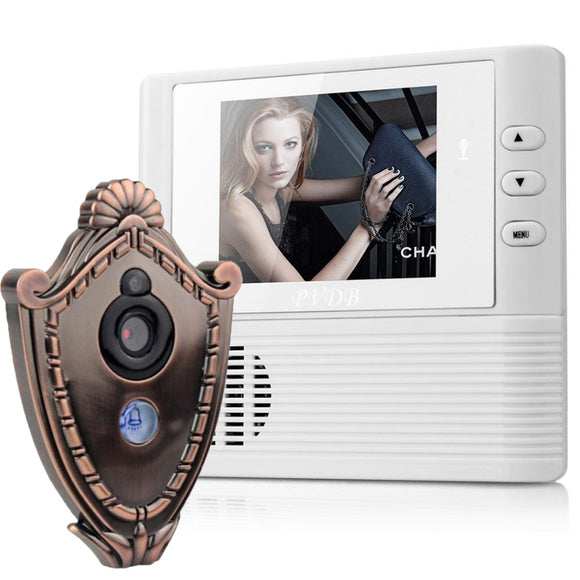 2.8 inch Lcd digital Door Camera Doorbell peephole Door viewer eye Home Security Camera Cam door bell 3X Zoom Hot Sale