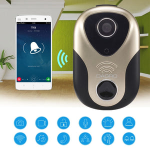 720P HD Video Door Intercom WiFi IP Camera Wireless Alarm Doorbell 163Eye Visual Door Bell Door CCTV Cam