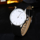 Luxury Women's Men's Watches Analog Quartz Leather Sport Wrist Dress Date Watch