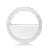 FORNORM 36-LED Selfie Ring Light Portable Photo Lamp Flash Smartphone Light Camera Phone Lamp For iPhone Samsung Galaxy Sony