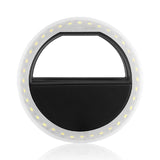 FORNORM 36-LED Selfie Ring Light Portable Photo Lamp Flash Smartphone Light Camera Phone Lamp For iPhone Samsung Galaxy Sony