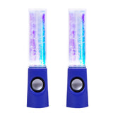 Colorful LED Dancing Water Fountain Light Show Sound Speaker for Laptops Smartphone iPhone iPad