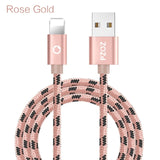 PZOZ usb cable for iphone cable 8 7 6 plus 6s 5 5s se X ipad 2 mini fast charging cables mobile phone charger cord data adapter