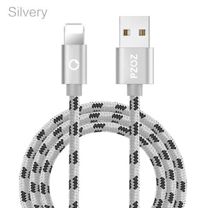 PZOZ usb cable for iphone cable 8 7 6 plus 6s 5 5s se X ipad 2 mini fast charging cables mobile phone charger cord data adapter