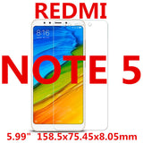 Tempered Glass For XIAOMI REDMi 5 5A 4A 4PRO 4X plus A1 NOTE 4 PRO SE Global 2 Screen cover protective 2G 3G 4G 16G 32G 64G 9H