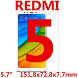 Tempered Glass For XIAOMI REDMi 5 5A 4A 4PRO 4X plus A1 NOTE 4 PRO SE Global 2 Screen cover protective 2G 3G 4G 16G 32G 64G 9H