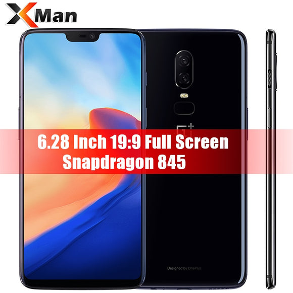 Oneplus 6 Mobile Phone 6GB/8GB RAM 64GB/128GB/256GB ROM 6.28