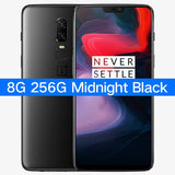 Oneplus 6 Mobile Phone 6GB/8GB RAM 64GB/128GB/256GB ROM 6.28" NFC Dual Camrea 20+16MP Snapdragon 845 Octa Core Android 8.1