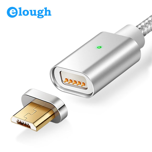 Elough E04 Micro USB Cable Fast Charge Cable Android Microusb Mobile Phone Magnet Charger for Samsung Xiaomi Magnetic USB Cable