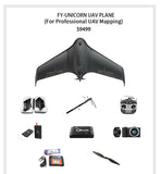 Feiyu Unicorn Portable Professional Airplanes Aerial Photography Mapping System RC Fixed Wing Drone UAV unmanned air vehicle