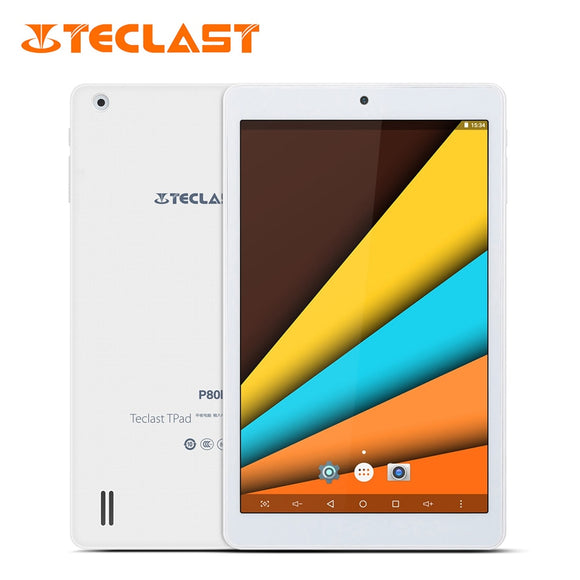 Teclast P80h PC Tablets 8 inch Quad Core Android 7.0 64Bit MTK8163 IPS 1280x800 Dual WIFI 2.4G/5G HDMI GPS Bluetooth Tablet PC