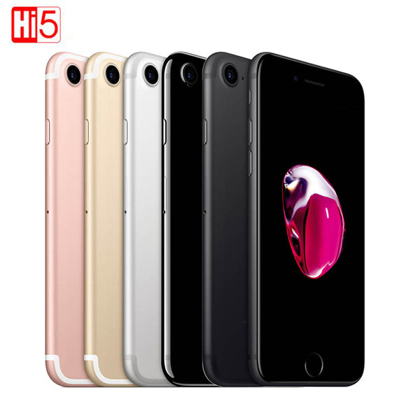 Unlocked Apple iPhone 7 mobile Phone WIFI 32GB/128GB/256GB ROM IOS 11 LTE 12.0 MP Camera Quad-Core Fingerprint apple iphone7