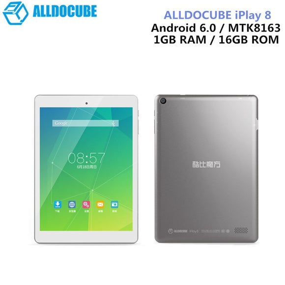 ALLDOCUBE IPlay 8 Tablets 7.85 Inch Android 6.0 MTK8163 Quad Core HDMI GPS 1024 X 768 IPS Dual Wifi 1GB 16GB OTG Tablets PC