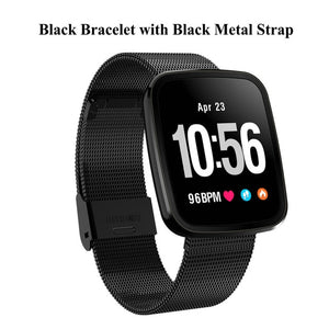 Hold Mi Smart band V6 Heart Rate monitor Fitness tracker Bracelet Blood Pressure Monitor sport watch for IOS Android Smartphones