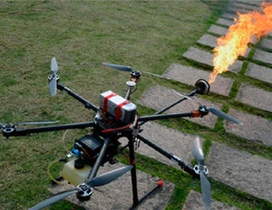 fire-breathing drone