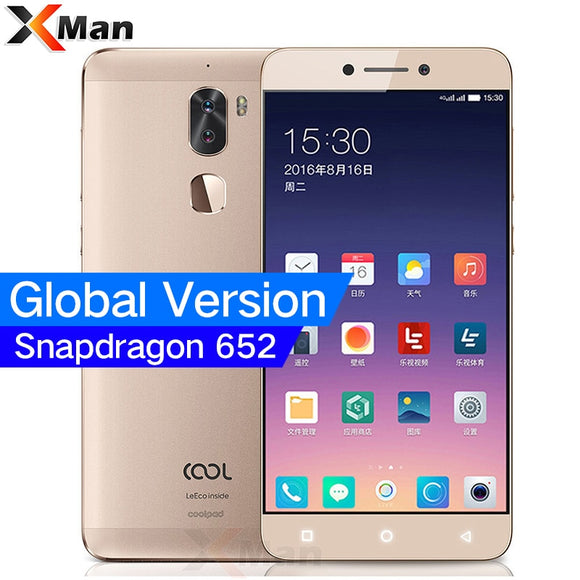 Global Version Original Leeco Cool 1 Dual Letv Coolpad Cool 1 3GB/4GB RAM 32GB Snapdragon 652 Mobile Phone 5.5