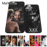 MaiYaCa Xxxtentacion Black TPU Soft Rubber Phone Case For iPhone 8s 8 plus 7 plus 6 6s plus Mobile phone cover