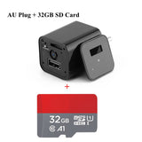 HD 1080P Hidden Camera USB Wall Charger Wireless Home Security Covert Camcorder Adapter Support Max 32GB TF Card (Not included SD card)