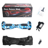 Electrico Scooter With Bluetooth Speaker 6.5 Inch Self Balance Electric Hoverboard Two Wheel Skateboard Electric with bag remote