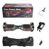 Electrico Scooter With Bluetooth Speaker 6.5 Inch Self Balance Electric Hoverboard Two Wheel Skateboard Electric with bag remote