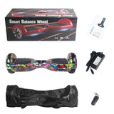 Electrico Scooter With Bluetooth Speaker 6.5 Inch Self Balance Electric Hoverboard Two Wheel Skateboard Electric with bag remote