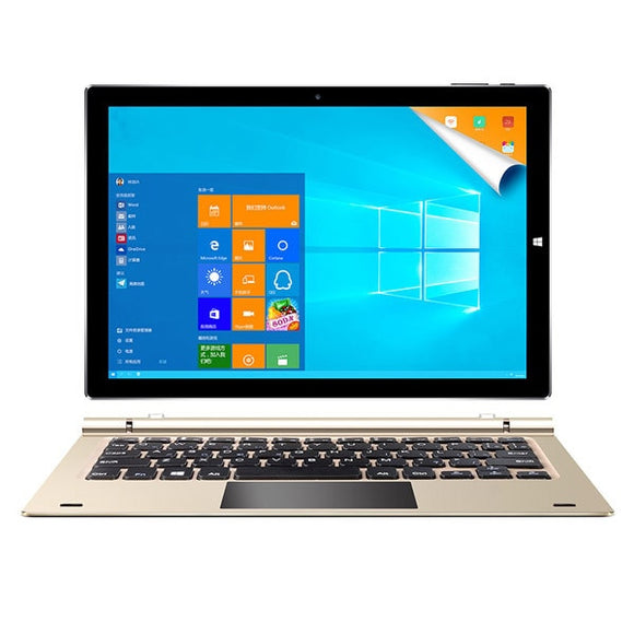 TecLast 4G RAM 64G Dual Tbook 10s 246.1x165.9x8.7mm Original Box Intel Atom X5 Z8350 OS 10.1 Gold And Black Tablet with Keyboard