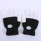 New Kids Fingertip LED Gloves Rainbow Flash Light Glow Stick Gloves Mittens