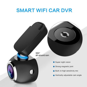 1.54'' 1080P LCD Screen Mini Smart WiFi Car Dash Cam Full HD Video Recorder GPS Logger Night Vision Car DVR