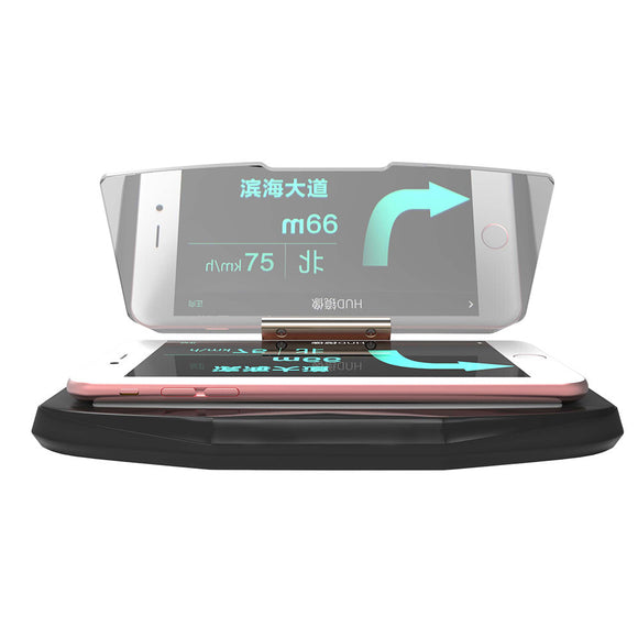 New 6.5Inch Smartphone HUD Navigation HD Reflection Head Up Display Holder Mount