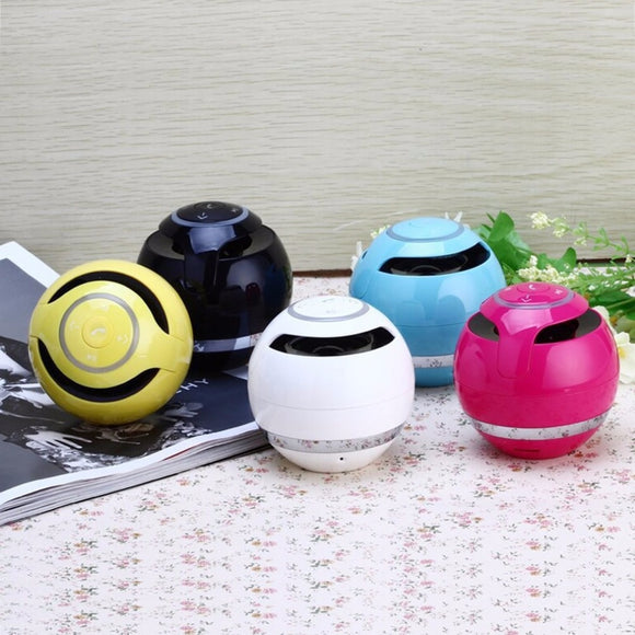 Mini Portable Wireless Bluetooth Speakers Round Subwoofer Hands-Free Indoor Outdoor Fashion Loudspeakers For Smartphone