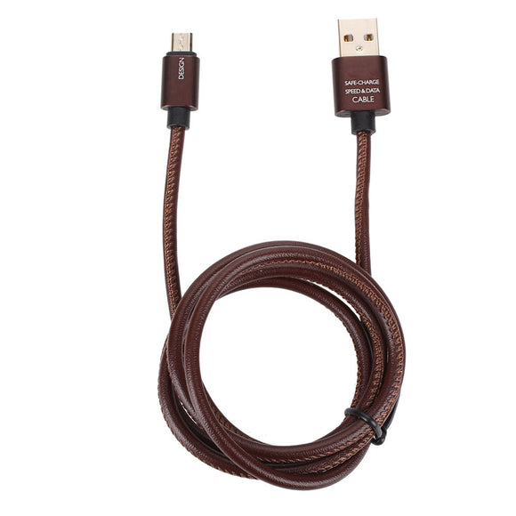 Special Fast Charge Anti-Breakage Data Sync Cable Data Cable Leather Micro USB Data Transfer Smartphone Fast Charging Line