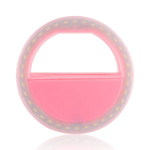 LemonBest 36-LED Smartphone Selfie Light Ring Fill Lights Battery Operated Clip on Phone