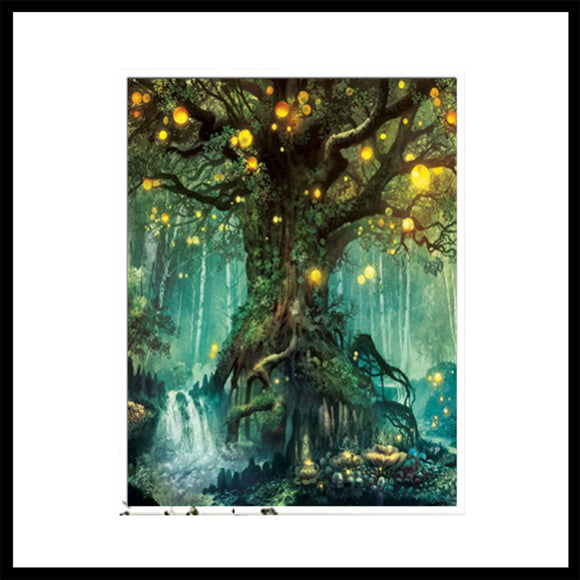 Home Auspicious tree 5D Full Diamond Painting Embroidery DIY Kit Round Drill Cross Stitch Mosaic Painting home Art Picture