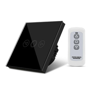 Touch Screen Sensor LED light Switch 220V LED Dimmer Waterproof EU UK Standard Power Wall Touch Switch With RF Remote Control
